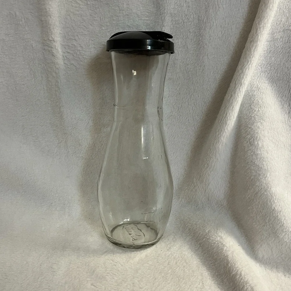 Vintage Good‎ Seasons Salad Dressing Shaker Glass Cruet Bottles Set/3